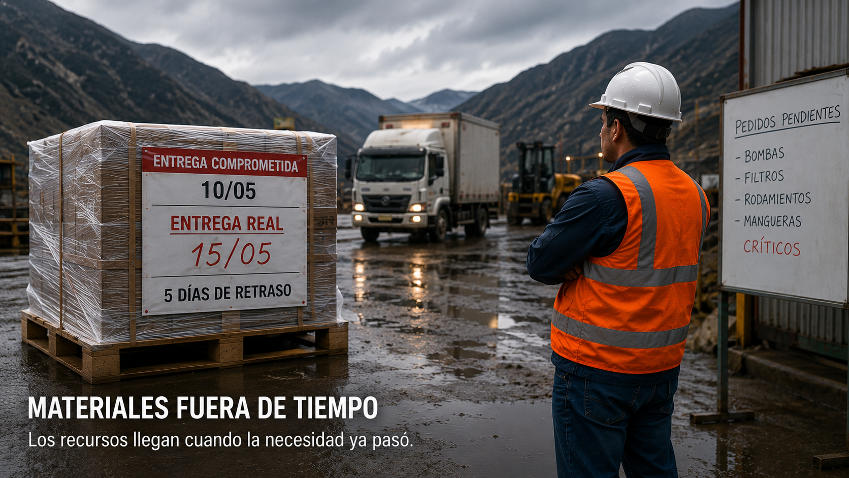 Materiales fuera de tiempo